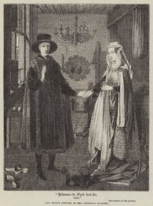 Johannes de Eyck fecit hic door Jan van Eyck